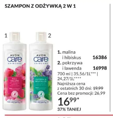 Szampon z odżywką 2 w 1 Avon Care promocja w AVON