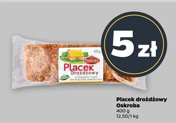 Placek drożdżowy promocja w Netto