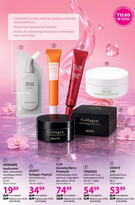 Krem pod oczy Hyaluronic lekki, intensywnie nawilżający promocja w Hebe