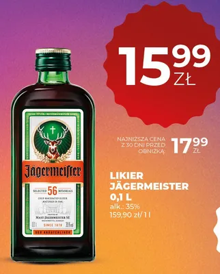 Likier promocja w Duży Ben