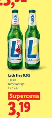 Piwo bezalkoholowe Lech Free promocja w Lidl
