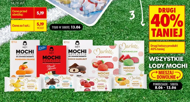 Lody Mochi Cherry Marletto promocja w Biedronka