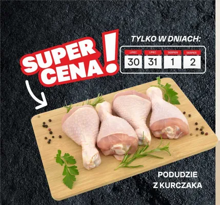 Podudzie z kurczaka promocja w Chorten