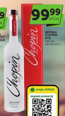 Wódka Chopin Rye promocja w Groszek
