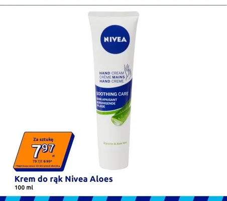 Krem do rąk Nivea Aloes promocja w Action