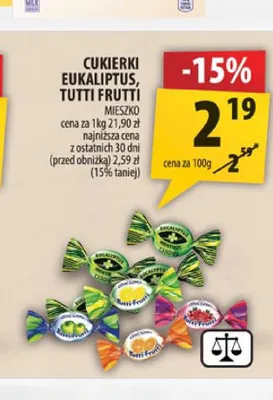 Cukierki Tutti Frutti Mieszko promocja w Arhelan