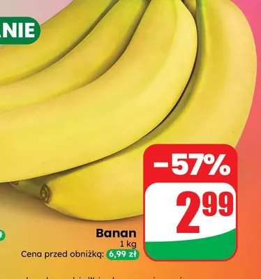 Banany promocja w Dino