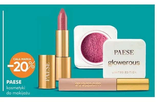 Kosmetyki do makijażu Paese promocja w Super-Pharm