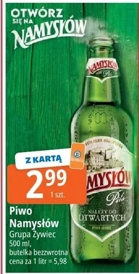 Piwo Namysłów promocja w Leclerc