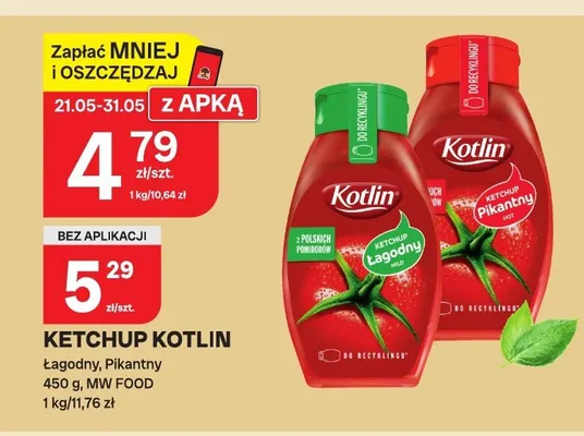 Ketchup Kotlin Pikantny promocja w Chorten