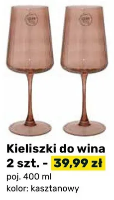 Kieliszki do wina 2 szt. promocja w Bricomarche