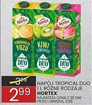 Napój tropical duo 1l różne rodzaje promocja w Wafelek
