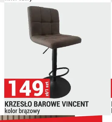 Krzesło barowe Vincent promocja w Merkury Market