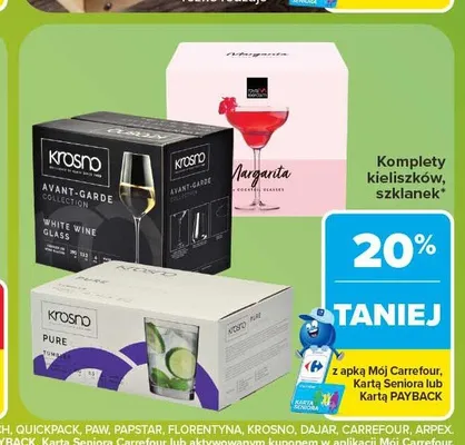 Kieliszki do margarity Royal Leerdam promocja w Carrefour