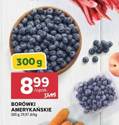 Borówki amerykańskie promocja w Stokrotka