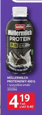 Müllermilch proteinowy Müller promocja w Selgros