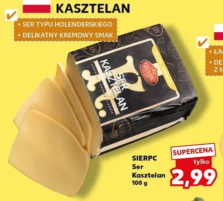 Ser Kasztelan Sierpc promocja w Kaufland