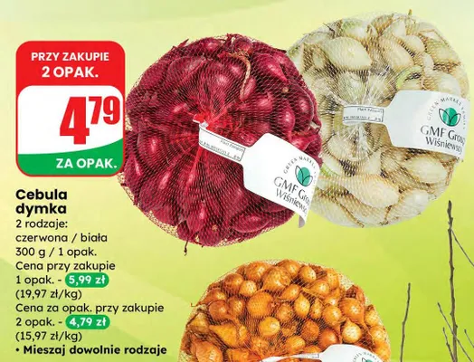 Cebula dymka biała promocja w Dino