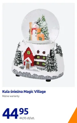 Kula śnieżna Magic Village promocja w Action