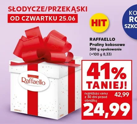 Praliny kokosowe Raffaello promocja w Kaufland