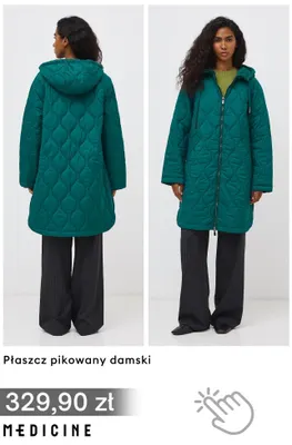 Płaszcz pikowany damski Medicine promocja w Medicine
