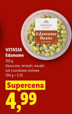 Edamame teriyaki Vitasia promocja w Lidl