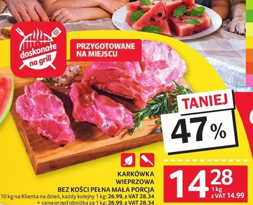 Karkówka wieprzowa bez kości promocja w Selgros