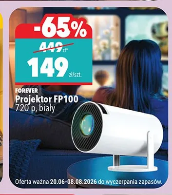 Projektor Forever FP100 promocja w Biedronka