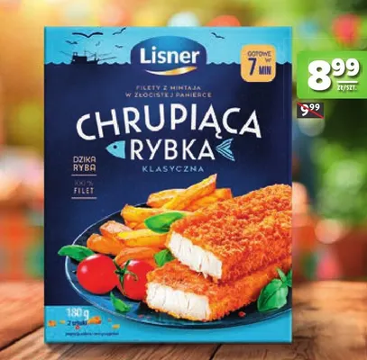 Chrupiąca Rybka klasyczna Lisner promocja w Stokrotka