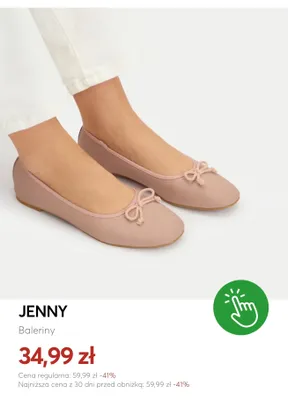 Baleriny Jenny promocja w eobuwie.pl