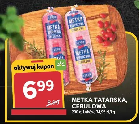Metka tatarska, cebulowa promocja w Stokrotka