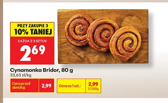 Cynamonka Bridor promocja w Biedronka