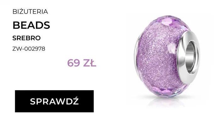 Zawieszka charms Beads srebro Briju ZW-002978 promocja w Briju