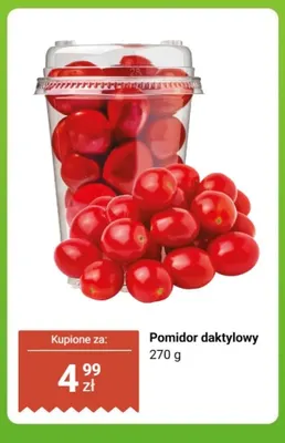 Pomidor daktylowy promocja w Dino