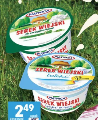 Serek Wiejski ze szczypiorkiem Piątnica promocja w Delikatesy Centrum
