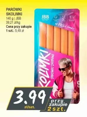 Parówki Skolimki JBB promocja w Słoneczko
