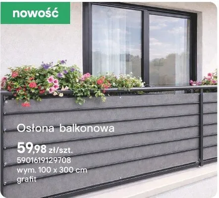 Osłona balkonowa promocja w Castorama