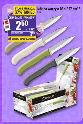 Nóż do warzyw 17cm promocja w POLOmarket