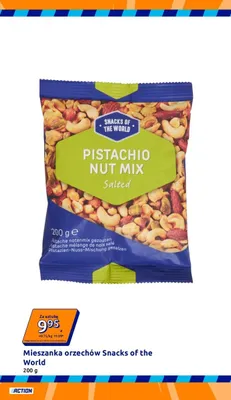 Mieszanka orzechów Snacks of the World promocja w Action