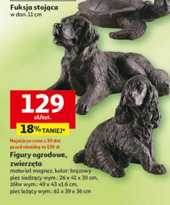 Figury ogrodowe, zwierzęta promocja w Auchan