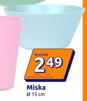 Miska plastikowa Ø 15 cm promocja w Action