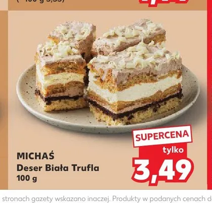 Deser Biała Trufla MICHAŚ promocja w Kaufland
