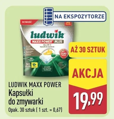 Kapsułki do zmywarki promocja w Aldi