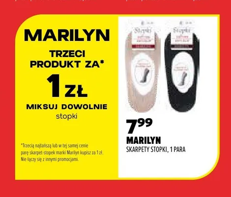 Skarpety stopki Marilyn promocja w Drogerie Natura