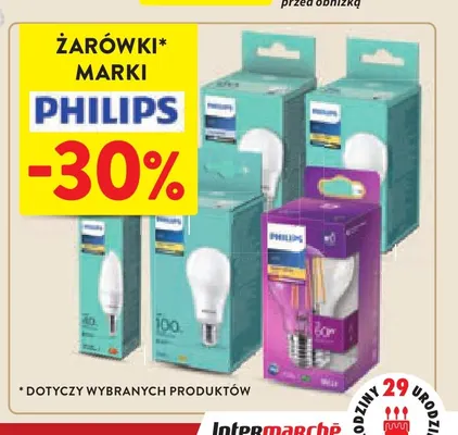 Żarówki Philips promocja w Intermarche