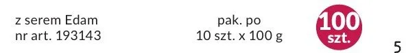 Ser topiony - bloczek z serem Edam promocja w Makro