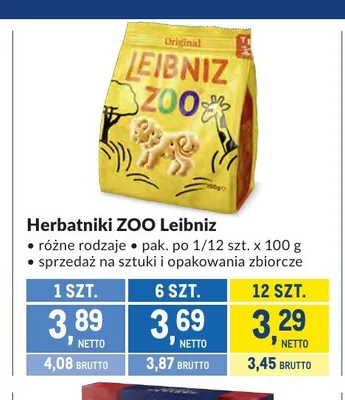 Herbatniki ZOO Leibniz promocja w Makro