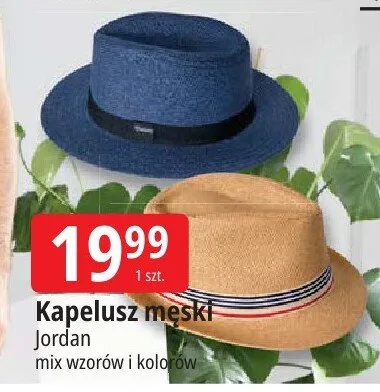 Kapelusz męski Jordan mix wzorów i kolorów promocja w Leclerc