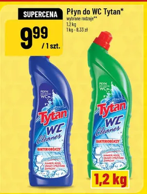 Płyn do WC Tytan WC Cleaner bakteriobójczy promocja w POLOmarket
