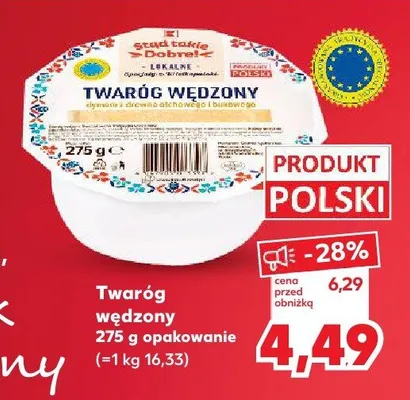 Twaróg wędzony promocja w Kaufland